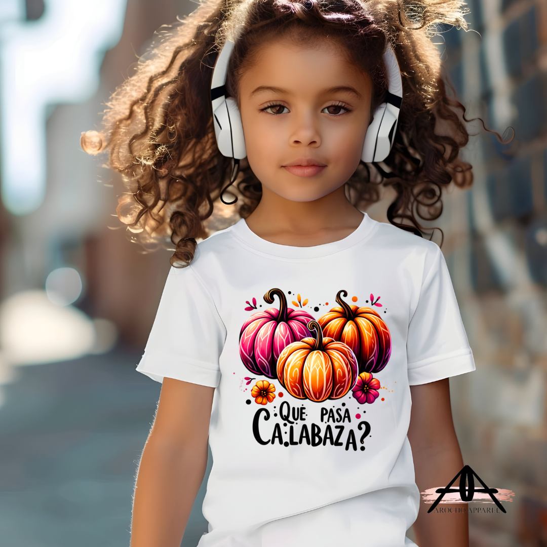 Que pasa calabaza toddler tee