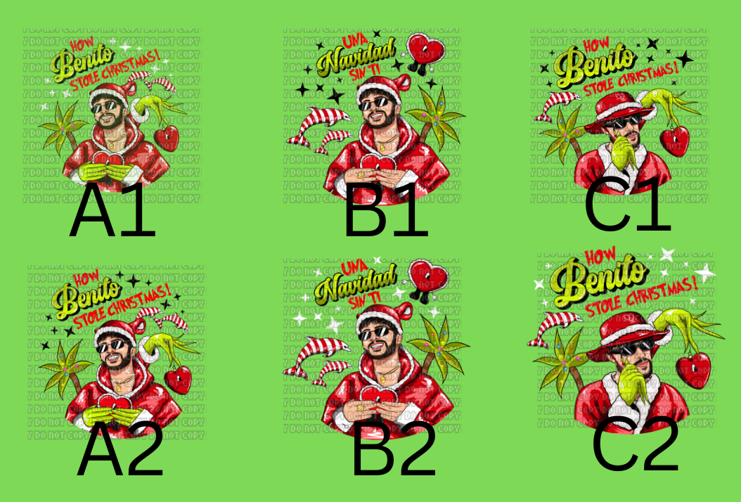 how Benito stole Christmas crewneck