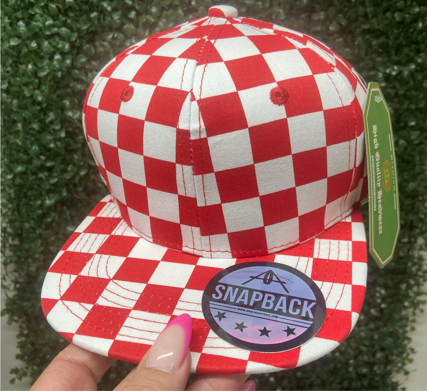 Checkered SnapBack (clearance)