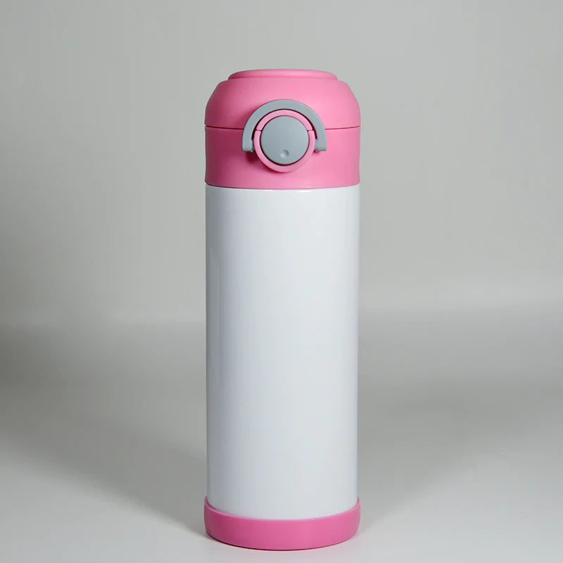 Fitness affirmations Kids 12 oz straw tumbler