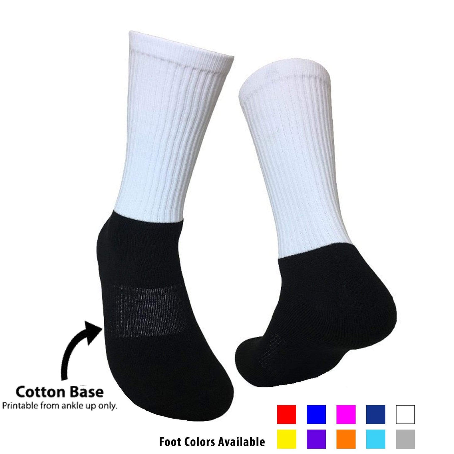 Custom Athletic Sublimated Socks Send us your Photo or Logo