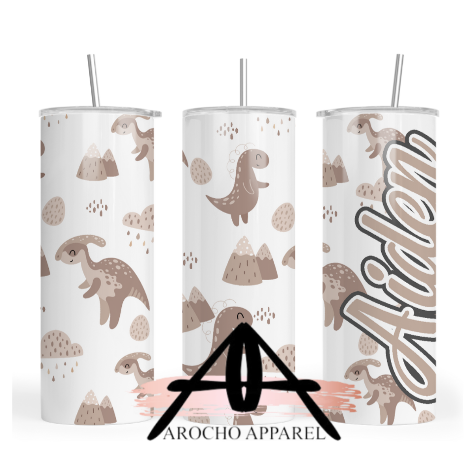 Dino Tumbler 16 oz kids
