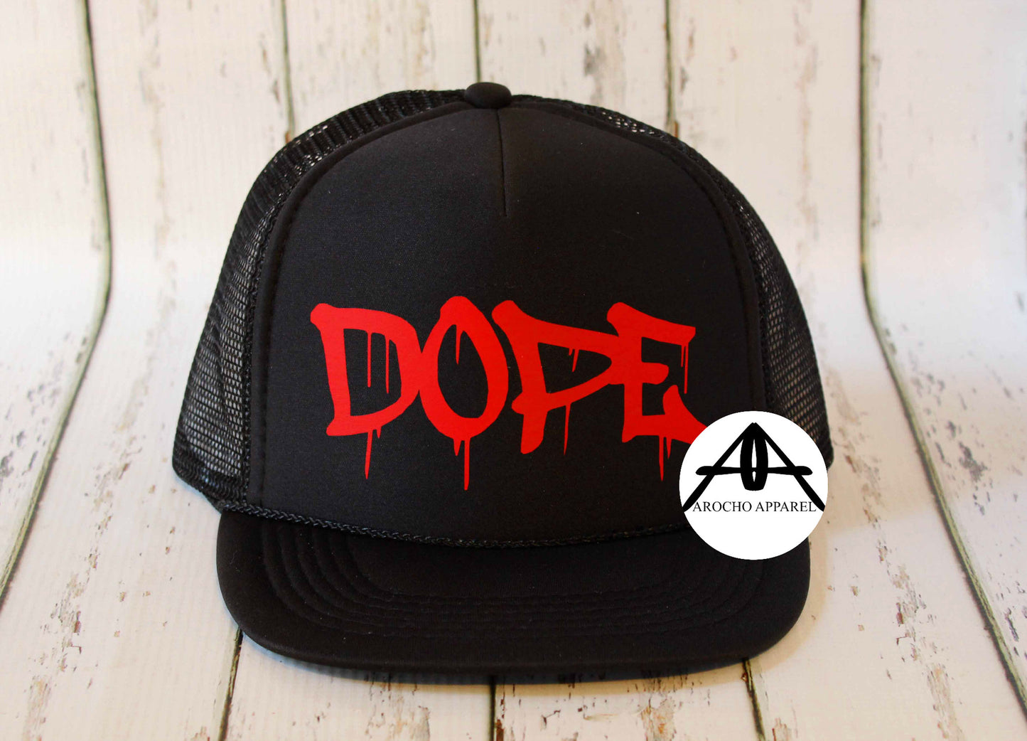 Dope drip trucker hat