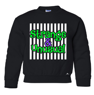 STRANGE AND UNUSUAL toddler crew neck