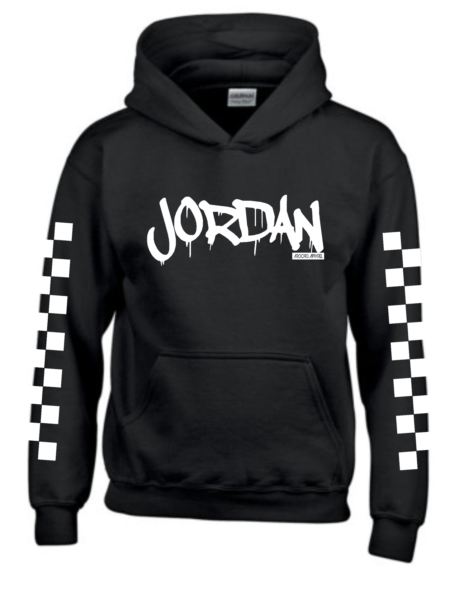 Checkered youth hoodie