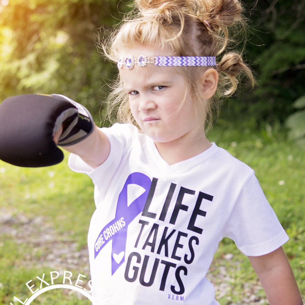 CROHNS IT TAKES GUTS TEE