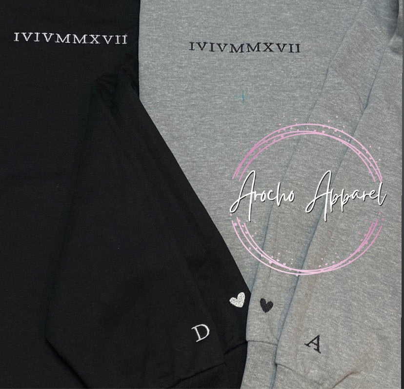 Roman numeral (Adult crewneck)