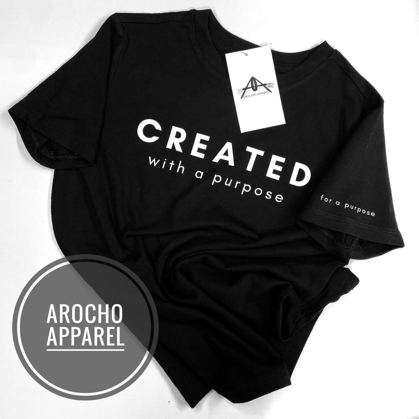 Created with a purpose ADULT TEES