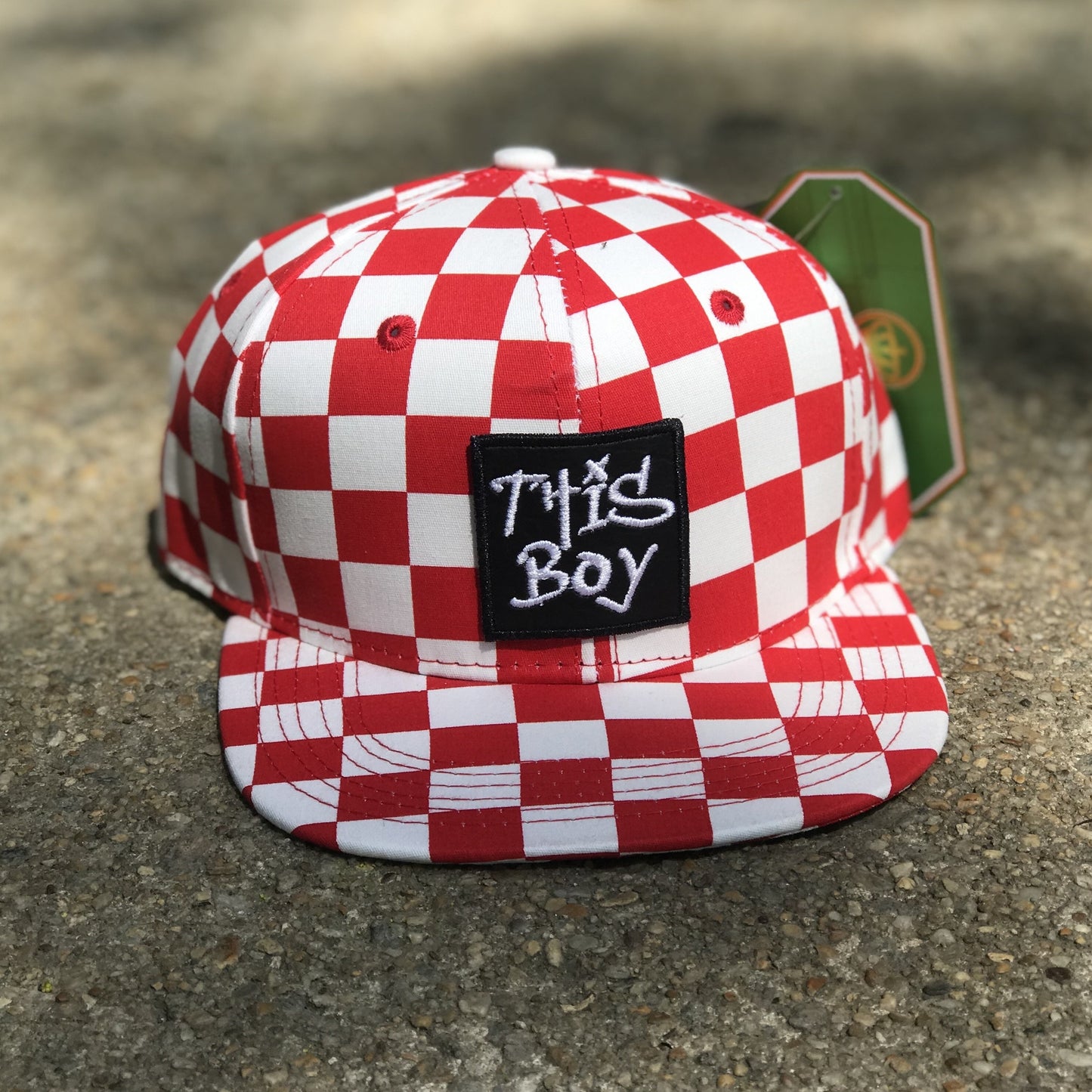 Checkered SnapBack (RED)