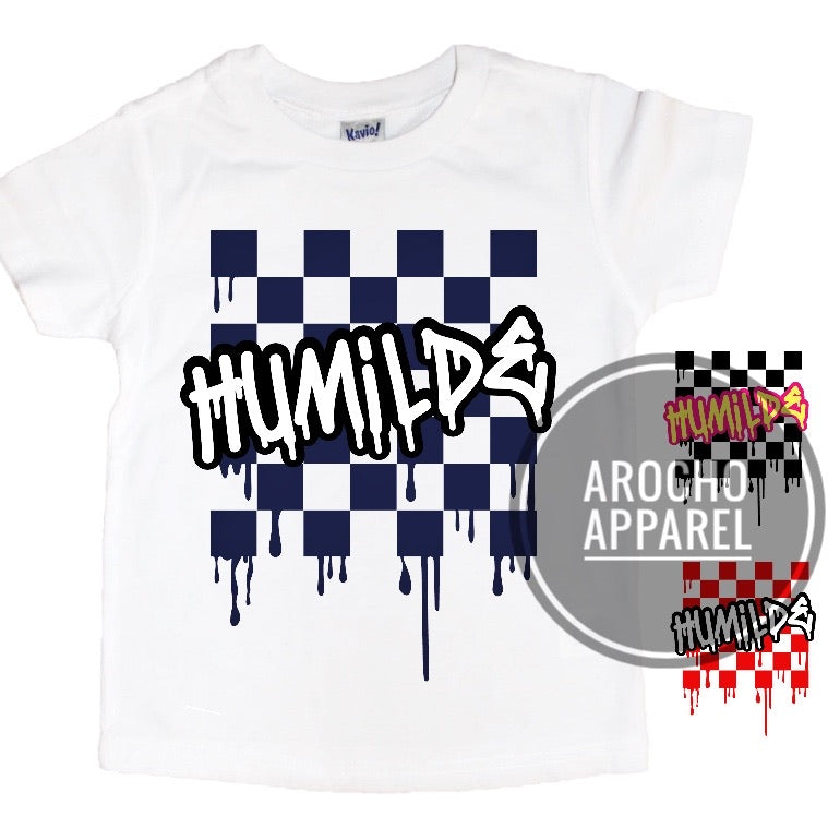 Humilde drip checker tee