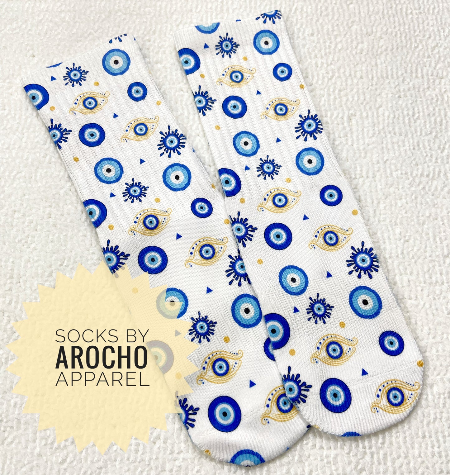 Evil eyes socks