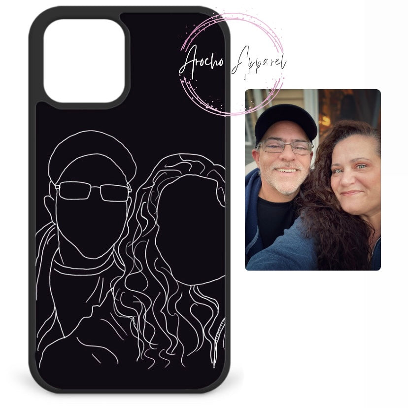 Custom Photo Outline phone cases