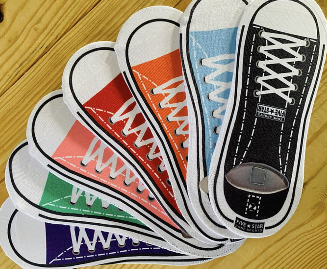 No show canvas shoe socks