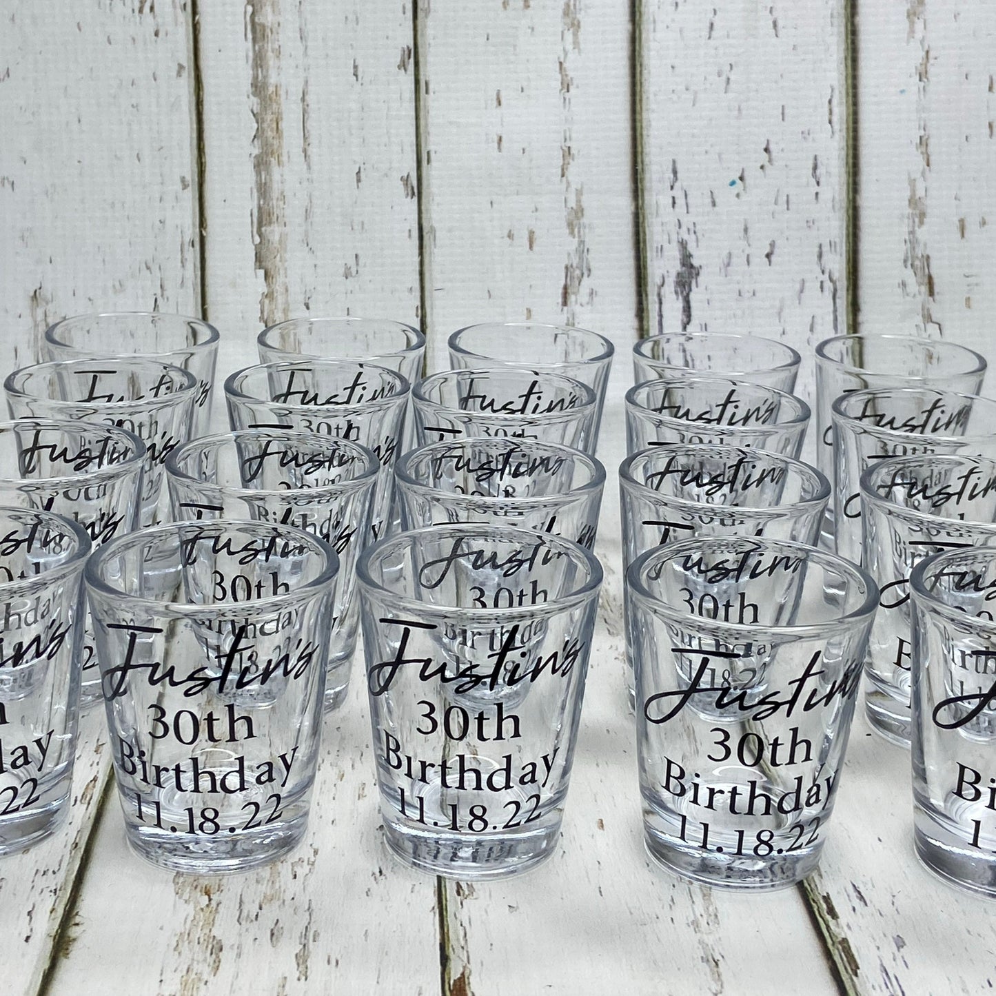 Shot glasses