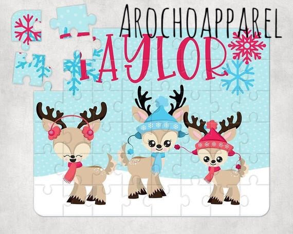 Reindeer puzzles