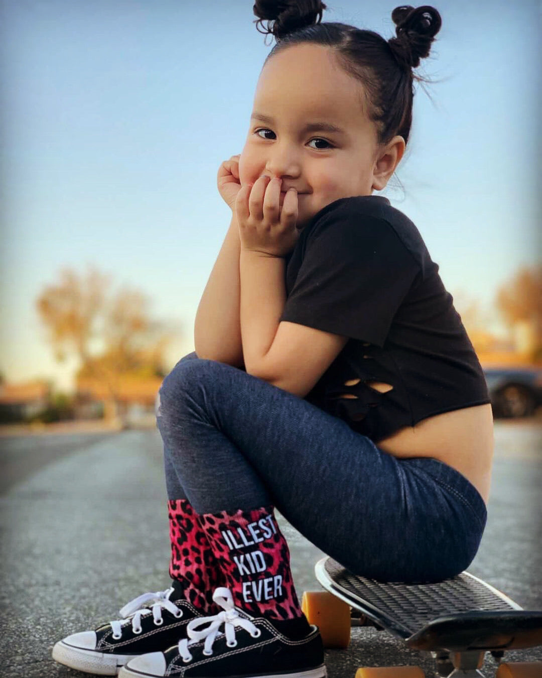 Illest kid ever Athletic socks