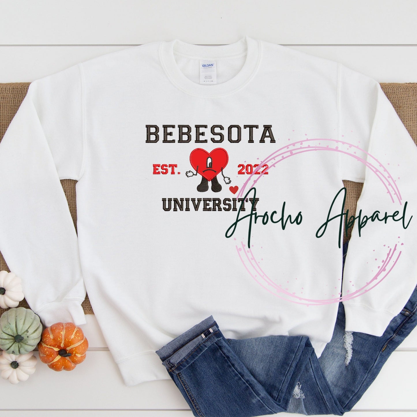 BEBESOTA UNIVERSITY Adult crewneck