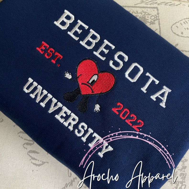 BEBESOTA UNIVERSITY Adult crewneck