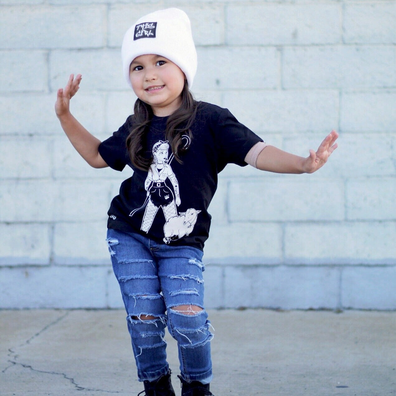 This girl beanie