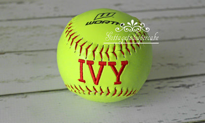 PERSONLIZED BASEBALL