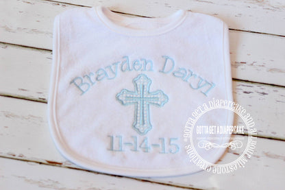 Christening Terry bibs