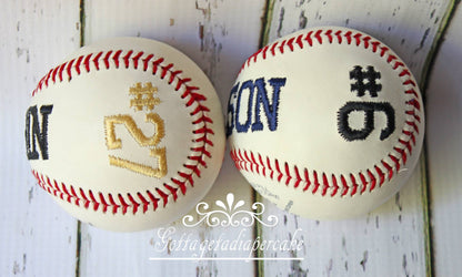 PERSONLIZED BASEBALL