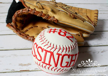 PERSONLIZED BASEBALL