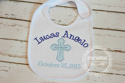 Christening bibs