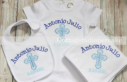 Christening bibs