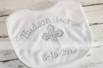 Christening Terry bibs