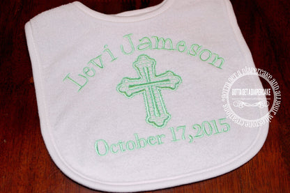 Christening Terry bibs