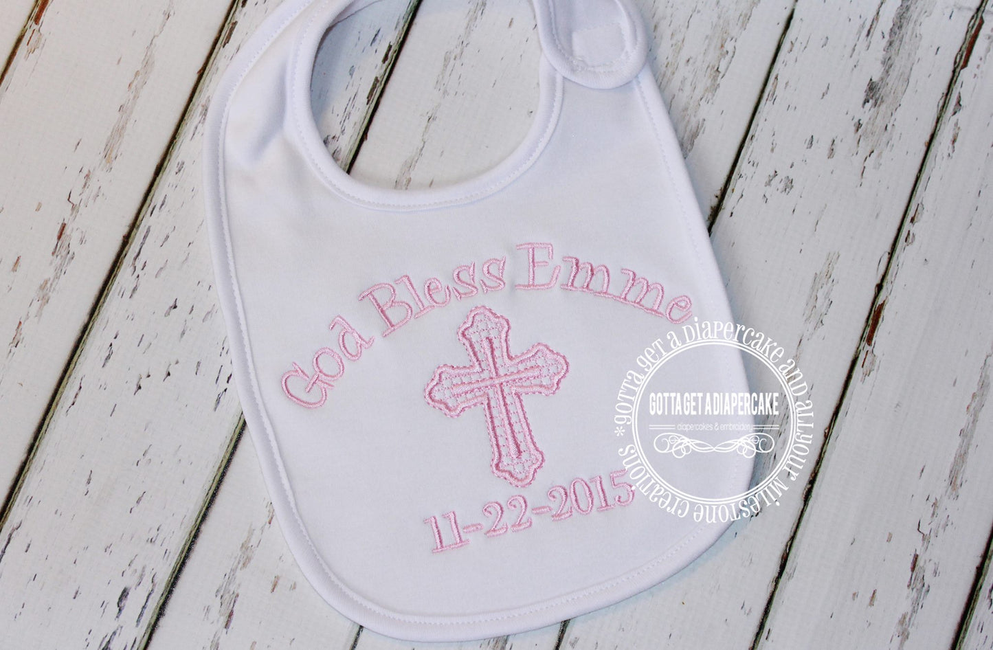 Christening bibs