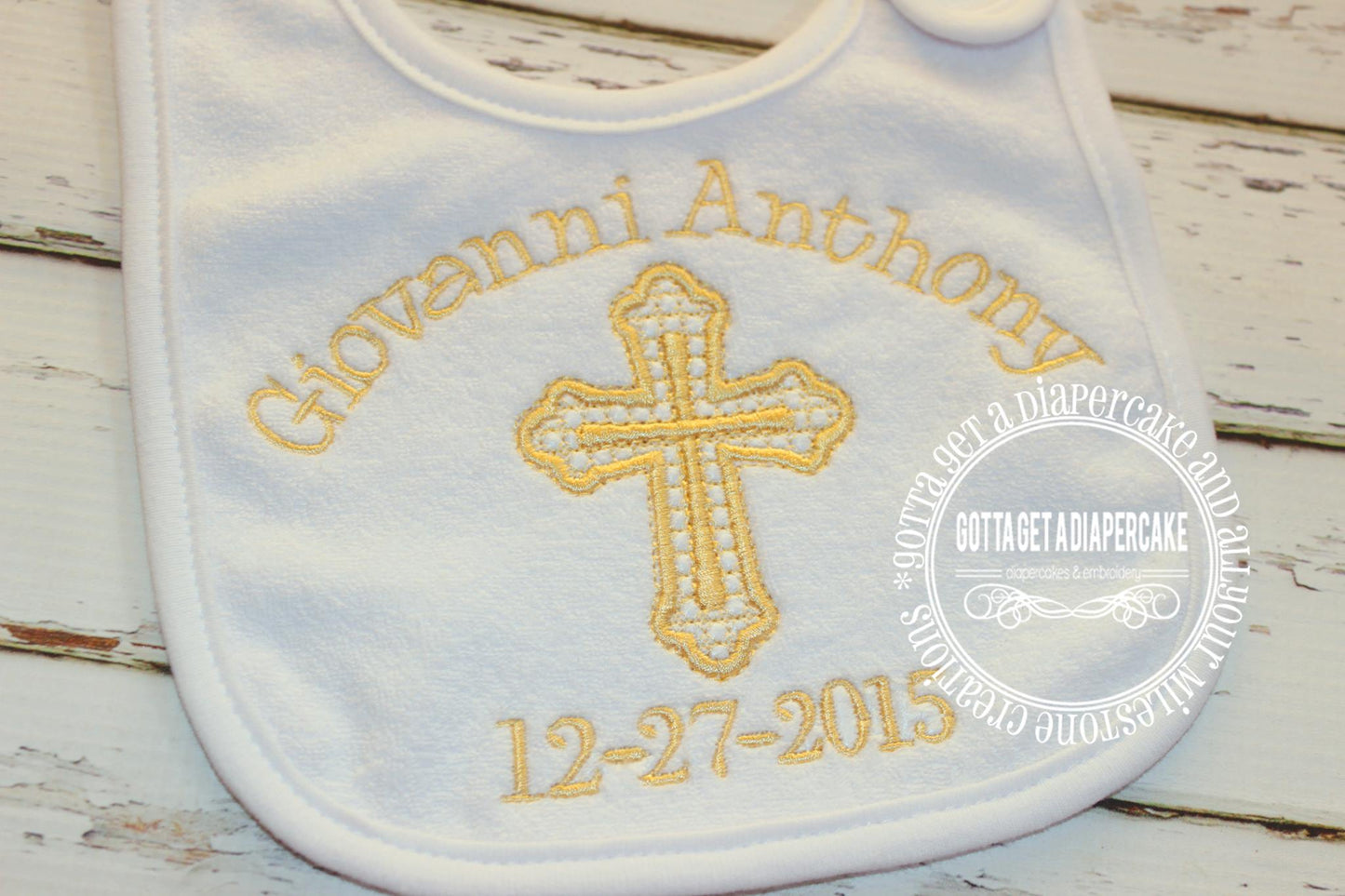 Christening Terry bibs