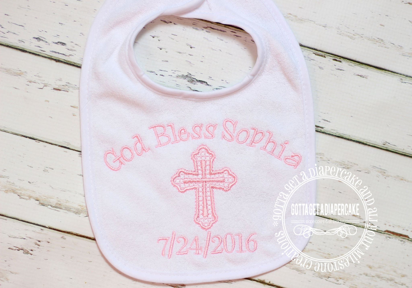 Christening Terry bibs