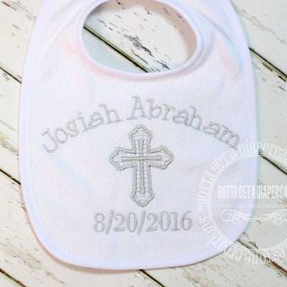 Christening Terry bibs