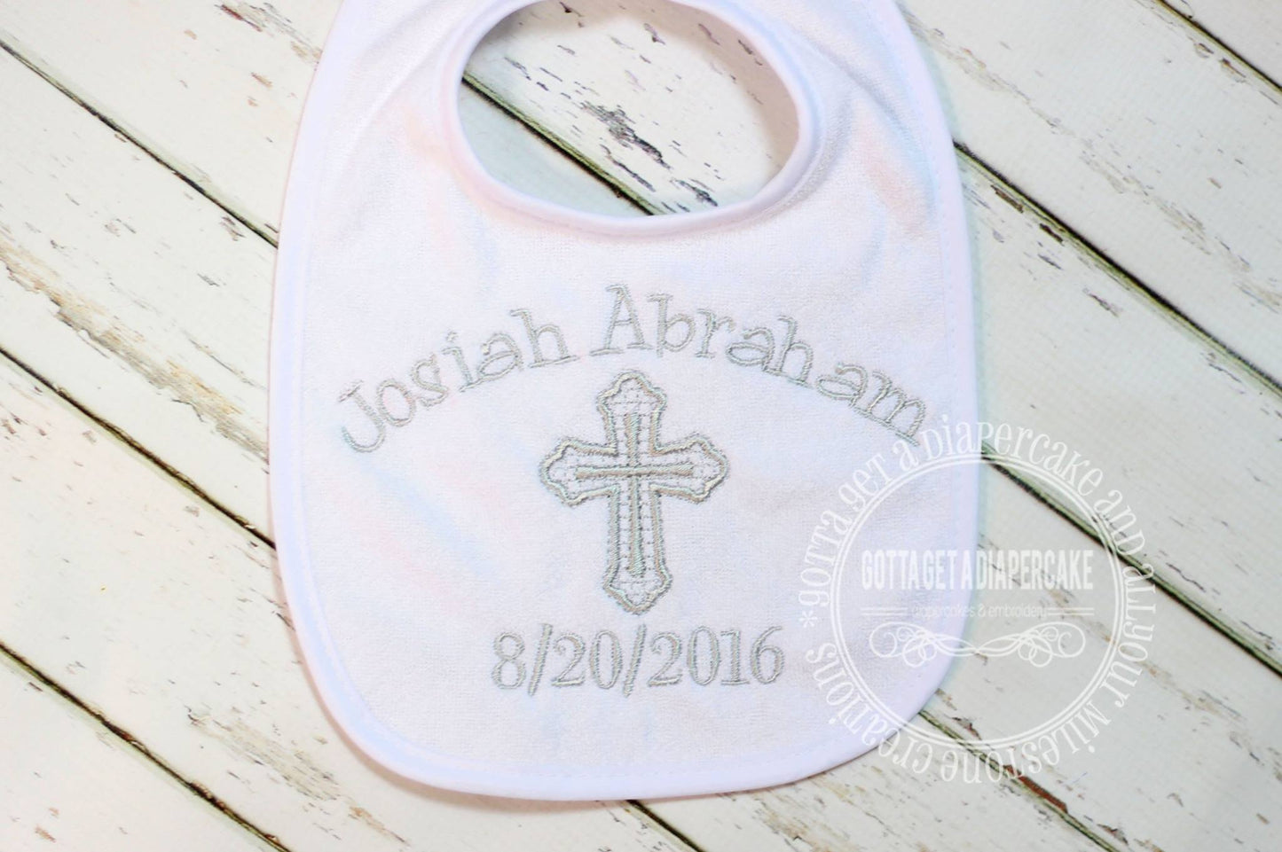 Christening Terry bibs