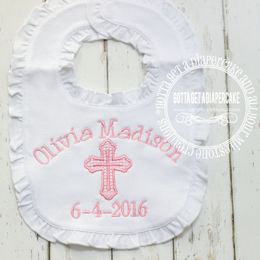 Christening bibs