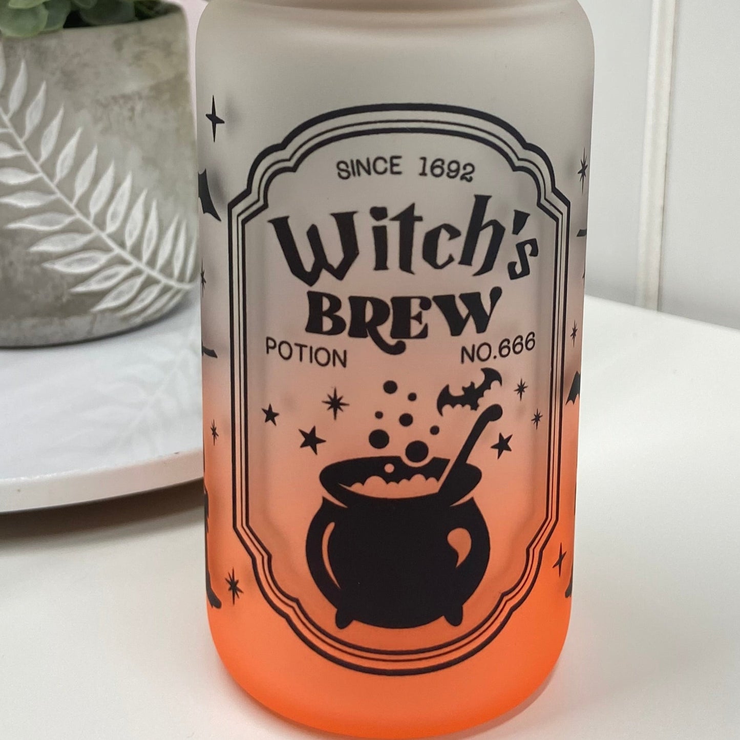 WITCH'S BREW GLASS CAN