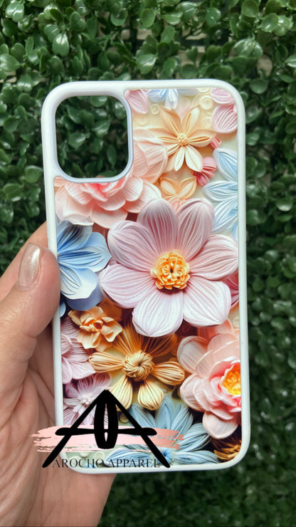 3d floral Iphone case
