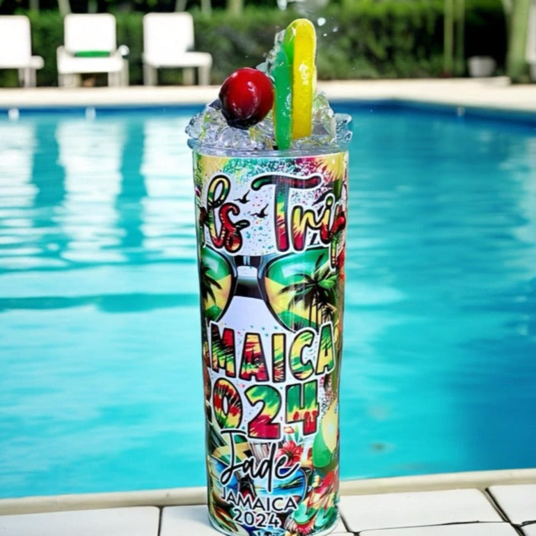 Girls trip Jamaica 2024 20oz tumbler