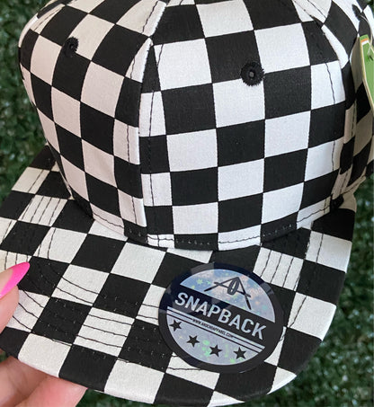 Checkered SnapBack (clearance)