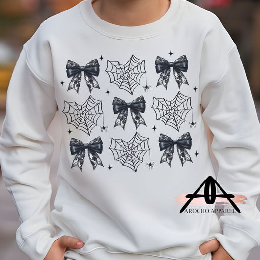 Coquette bow toddler crew neck