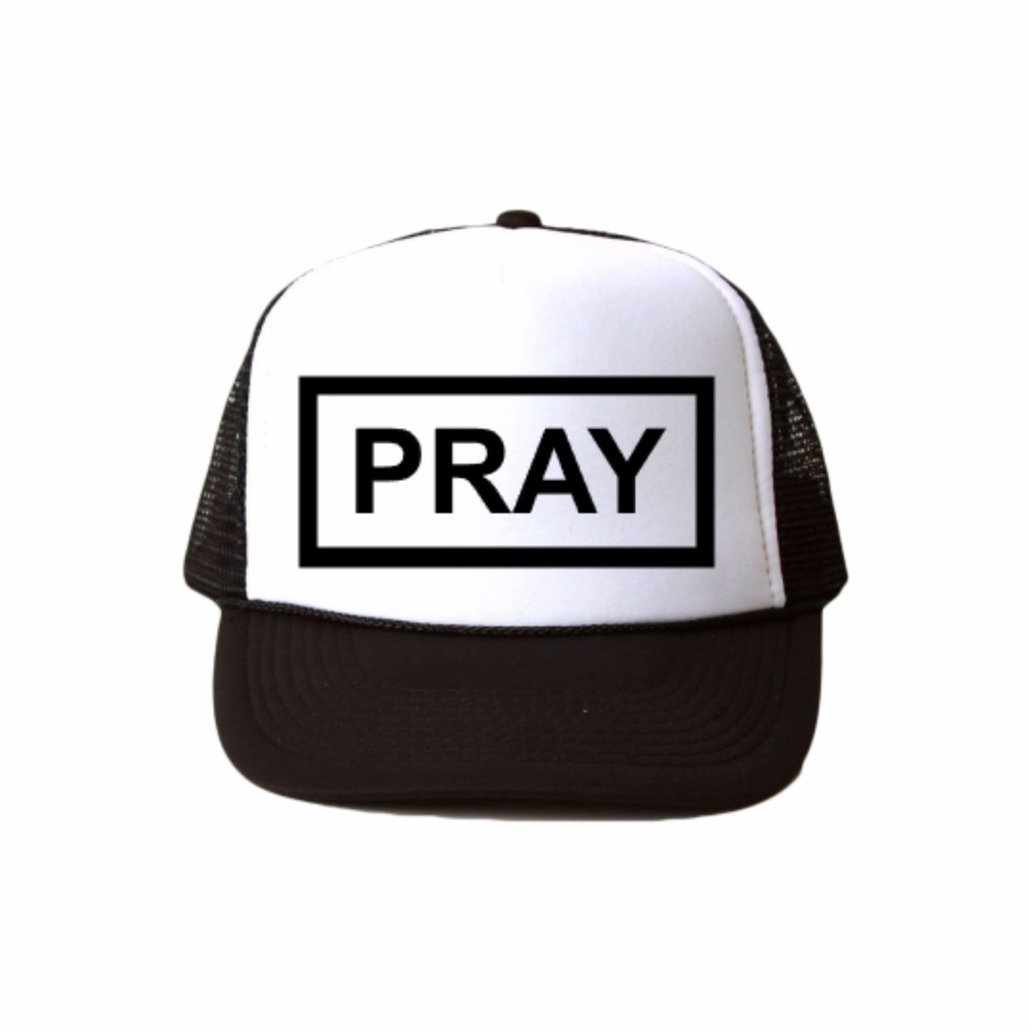 Pray "boxed" trucker hat