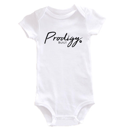 Prodigy built baby  bodysuit and gown