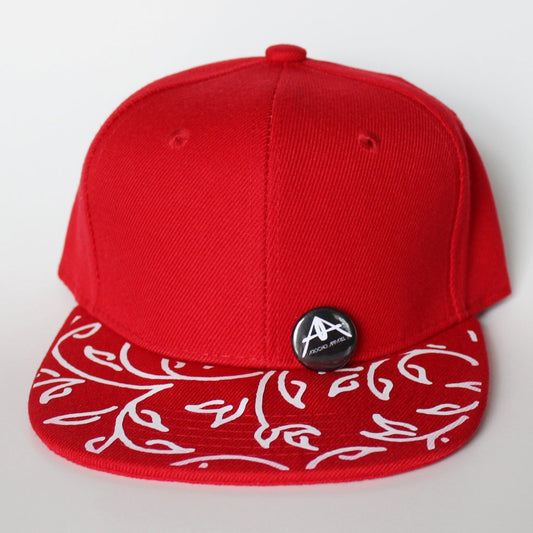 FLORAL RED SNAPBACK