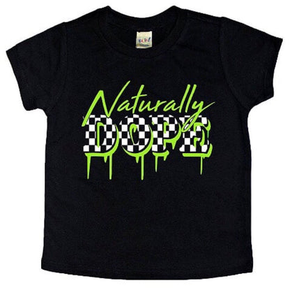 Naturally Dope checker tee