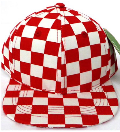 Checkered SnapBack (RED)