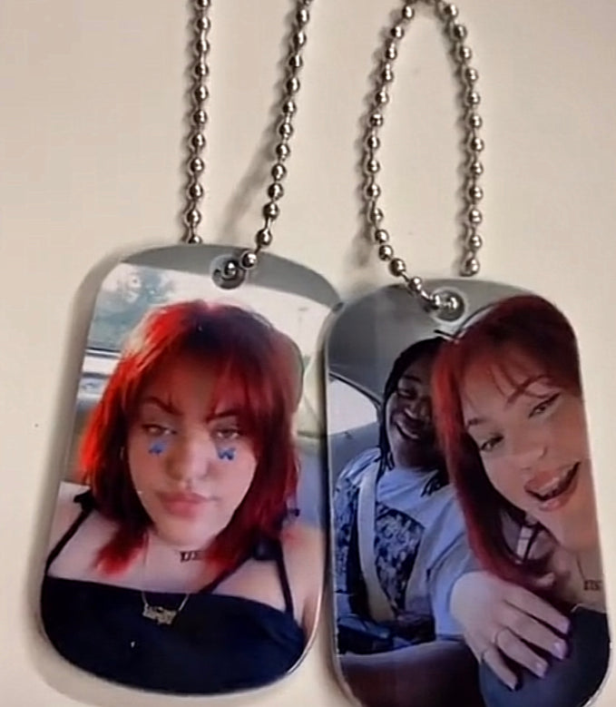 Custom picture dog tags