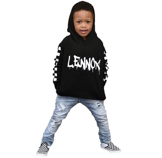 Checker toddler hoodie
