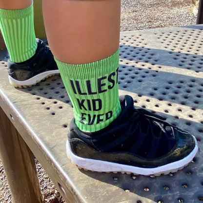 Illest kid ever Athletic socks